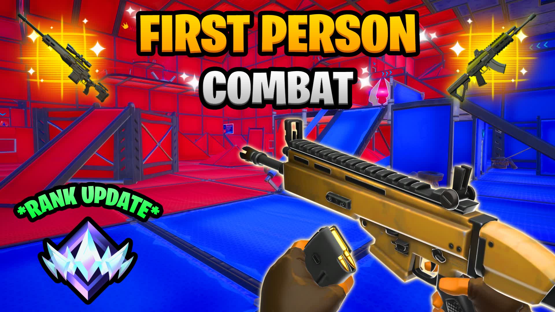 FIRST PERSON RED VS BLUE COMBAT🔴🔵