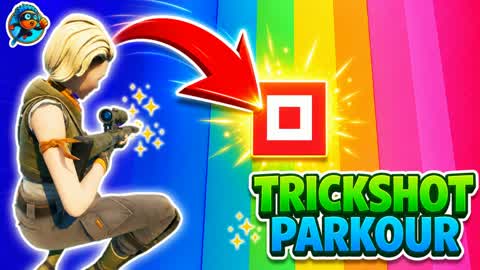 EASY TRICK SHOT PARKOUR 🎯100【NEW】 — Fortnite Creative Insel