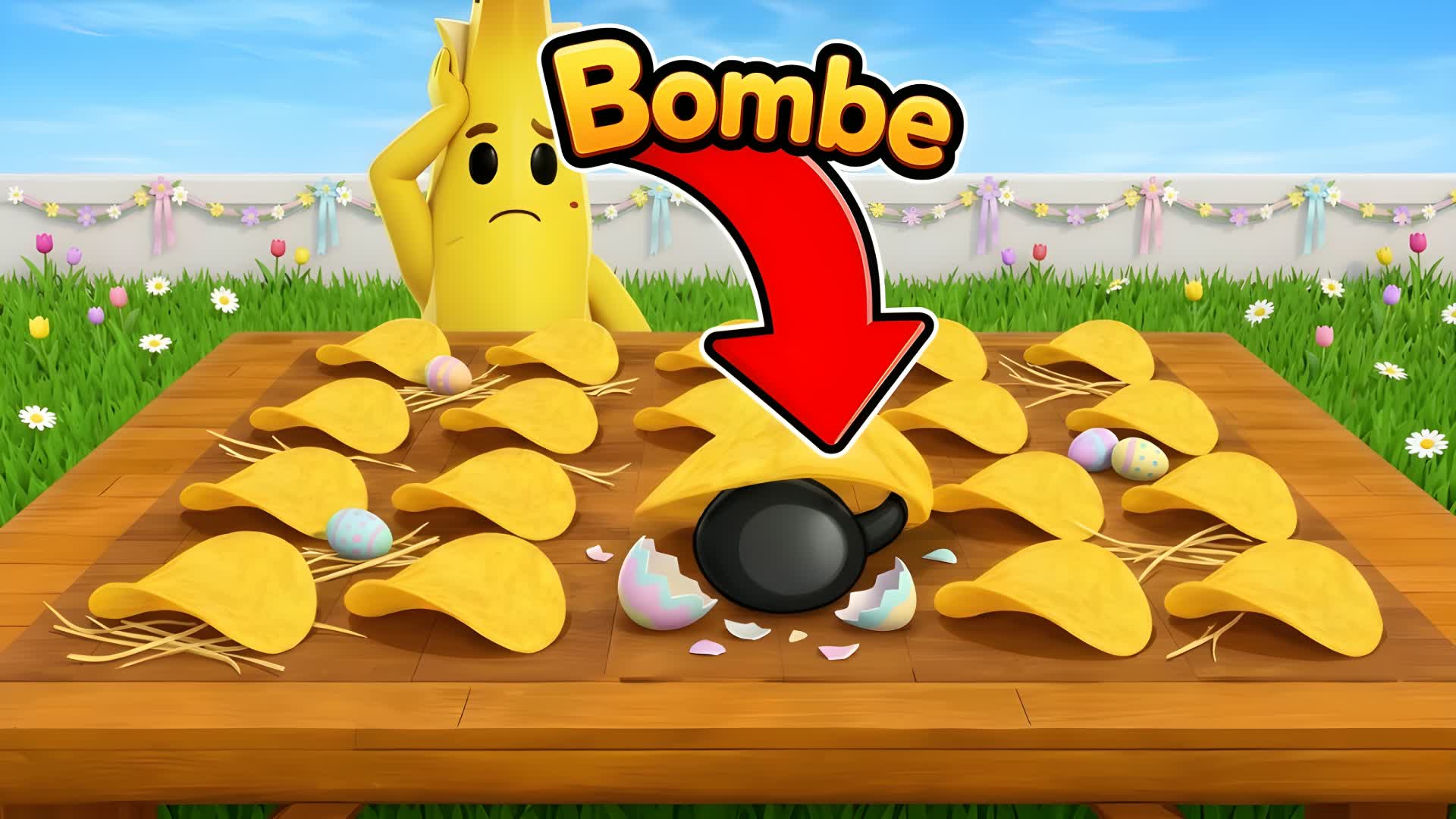 🥔 ポテトチップス VS 爆弾 💣💥| ミニゲームハブ