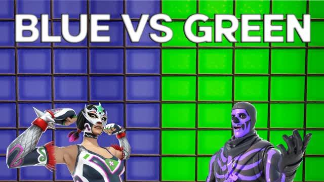 GREEN VS BLUE