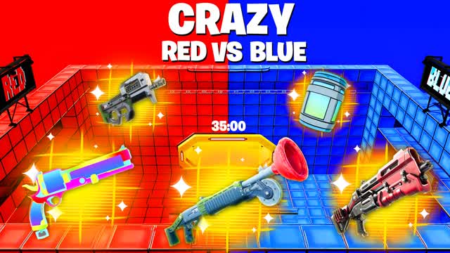 CRAZY RED VS BLUE 🔴🔵 (NEW COMBAT)
