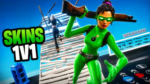 1v1 Skins Build Fight