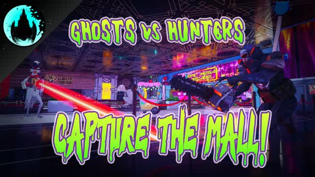 Ghosts vs Hunters! Capture the Mall!