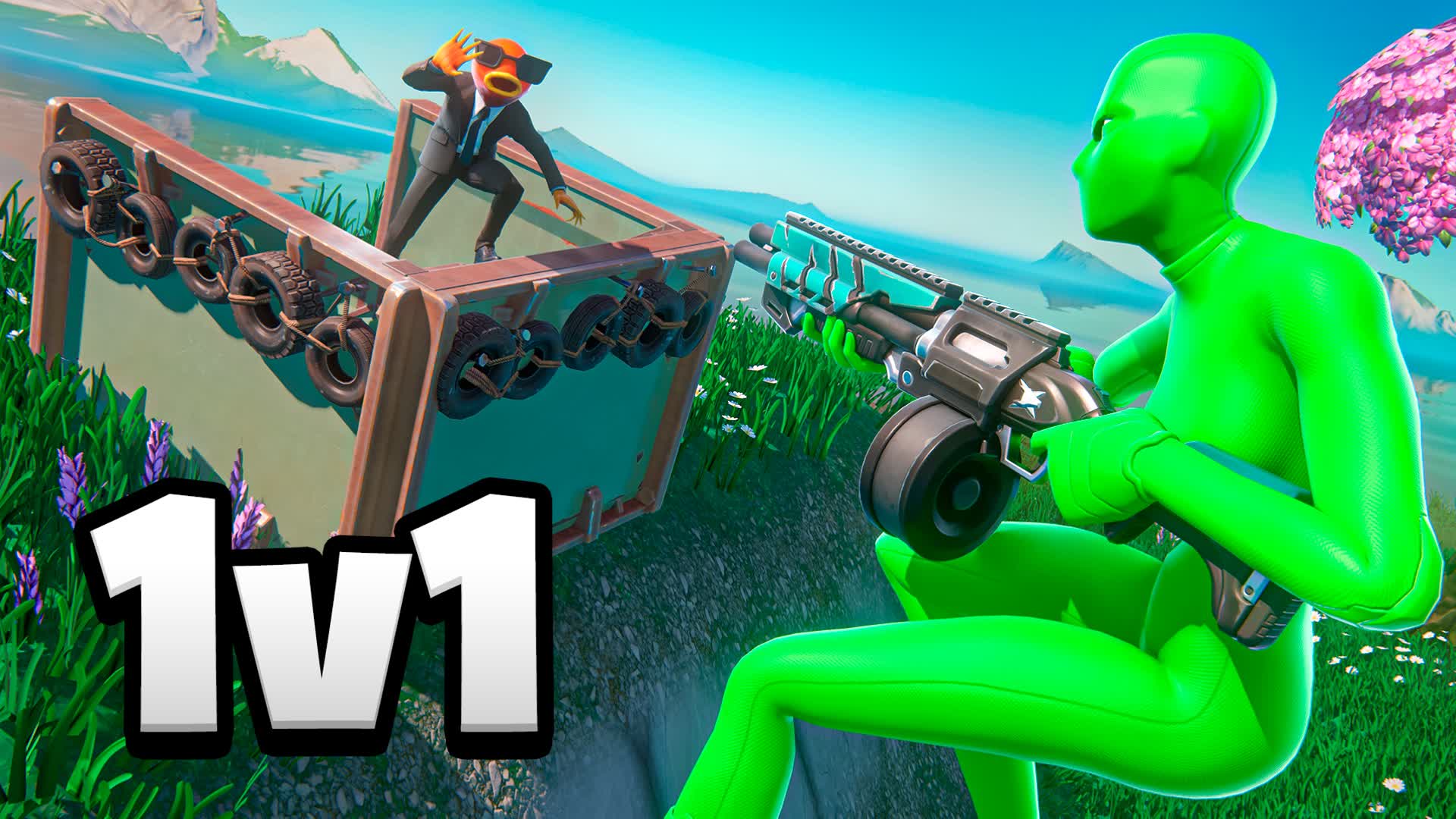 Zero Build Hub [1v1] 519523641341 by geeking Fortnite Creative Map