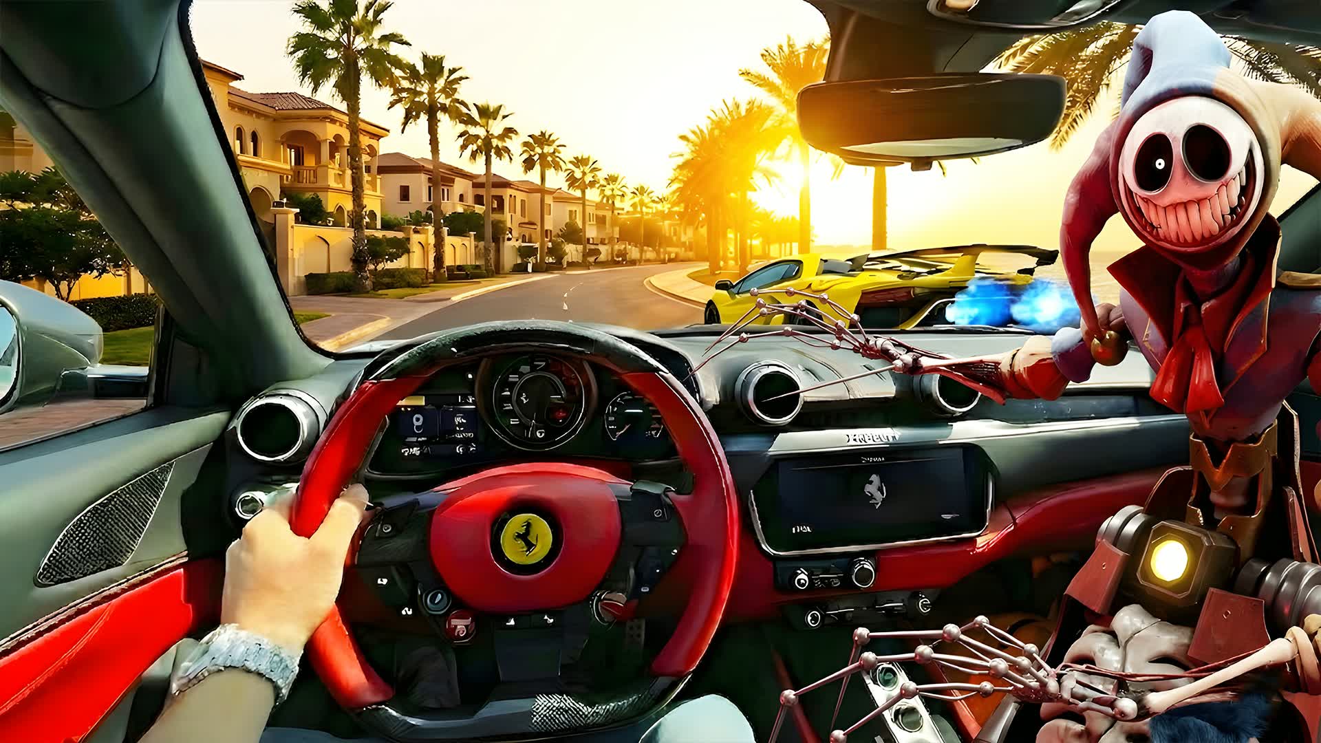 DRIVE WITH POPPY PLAYTIME 🚗 FASHION ⭐