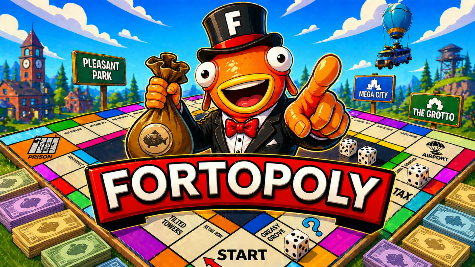 🎲FORTOPOLY - BUSINESS BOARD [BRAINROT]