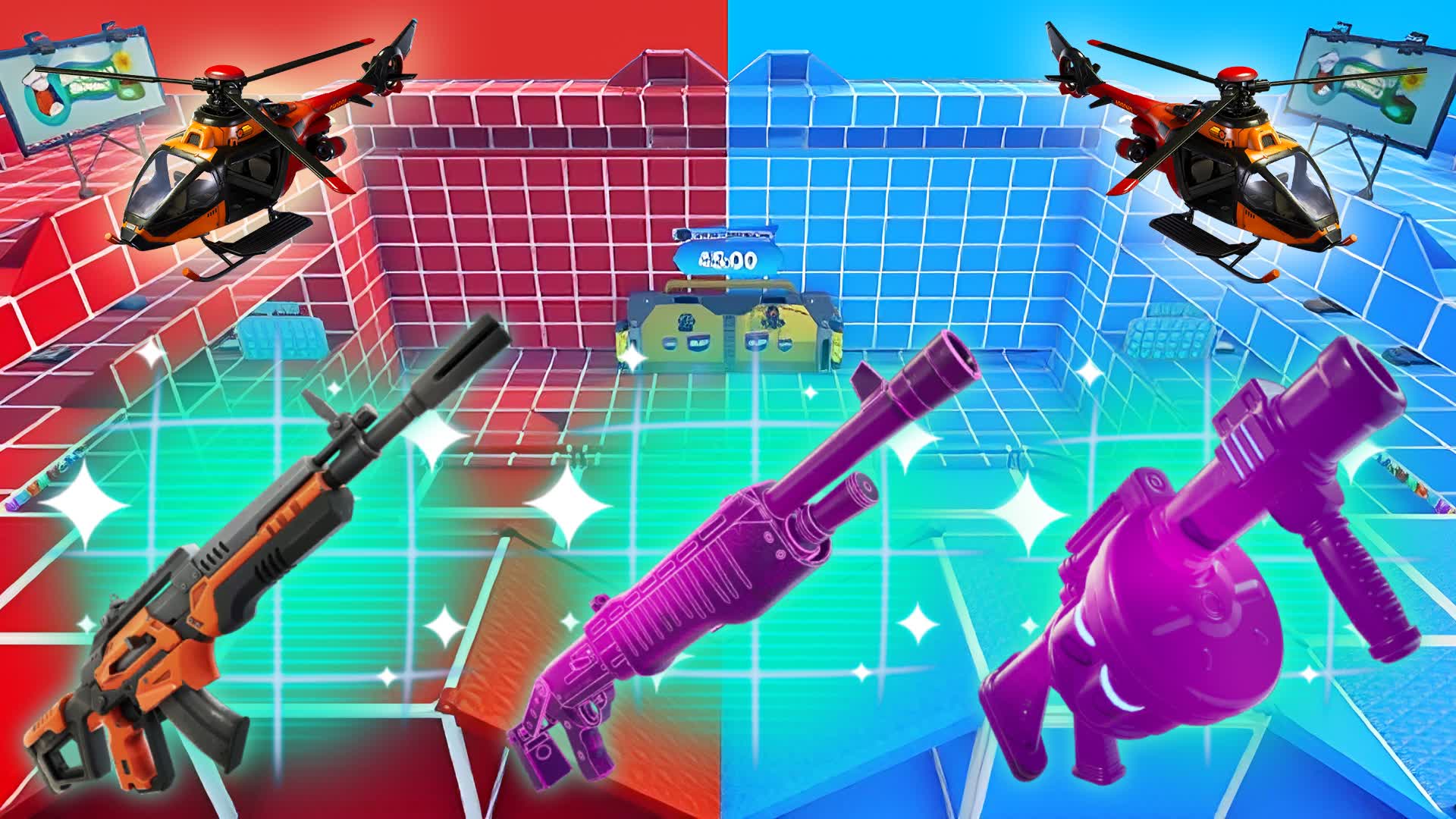 🔴🔵RED VS BLUE 🔴🔵 SNIPER MEGA