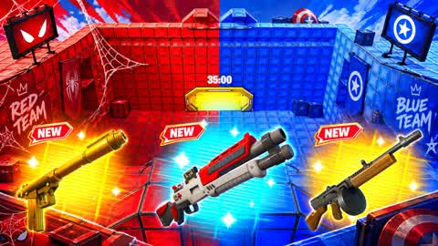 🕷️ SPIDER vs CAPTAIN 🛡️🟥 RED vs BLUE 🟦