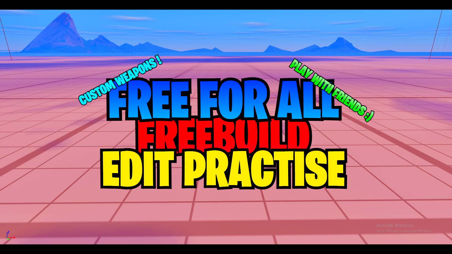 FREEBUILDING AND EDIT PRACTISE📝