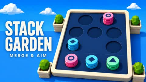 Stack Garden: Merge & Aim