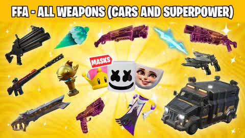 FFA - ALL WEAPONS (CARS AND SUPERPOWER)