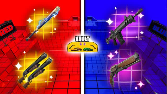 EXTREME RED VS BLUE🔴🔵 NEW GUNS