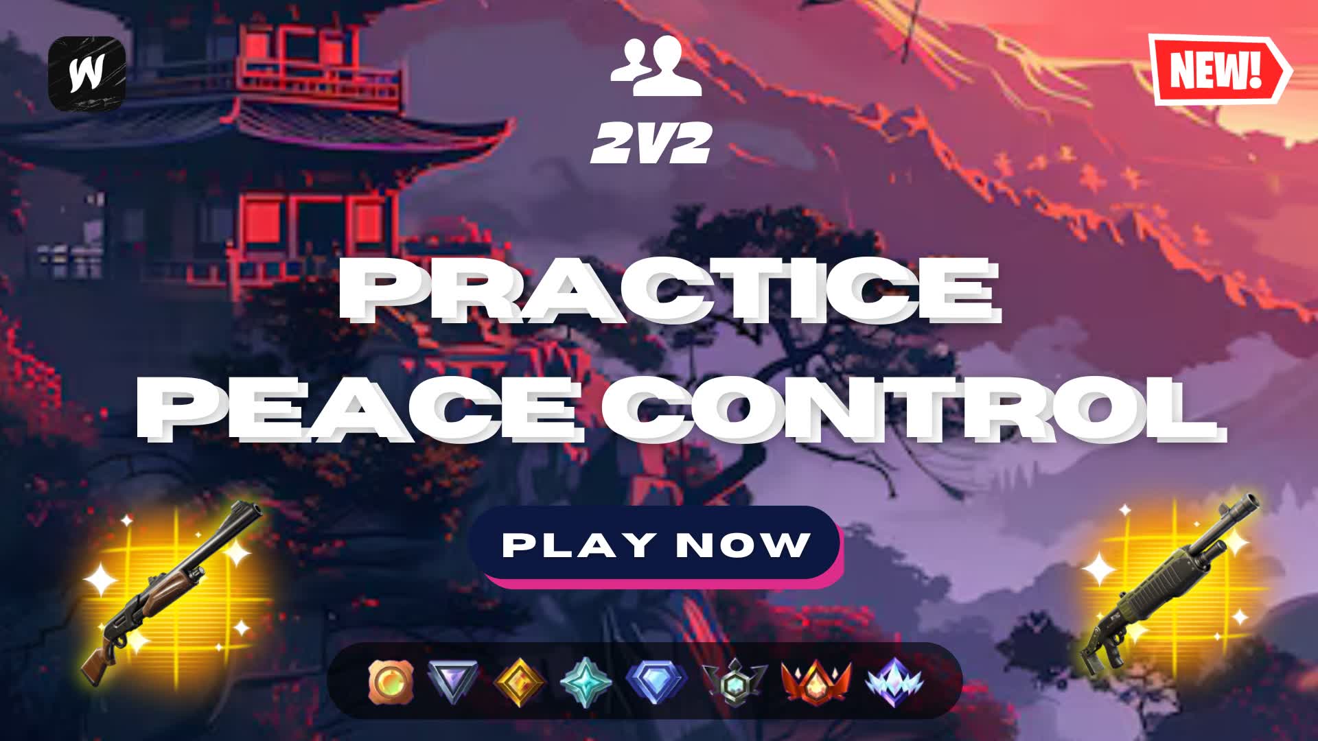 PRACTICE PEACE CONTROL 2V2 [RANKED]