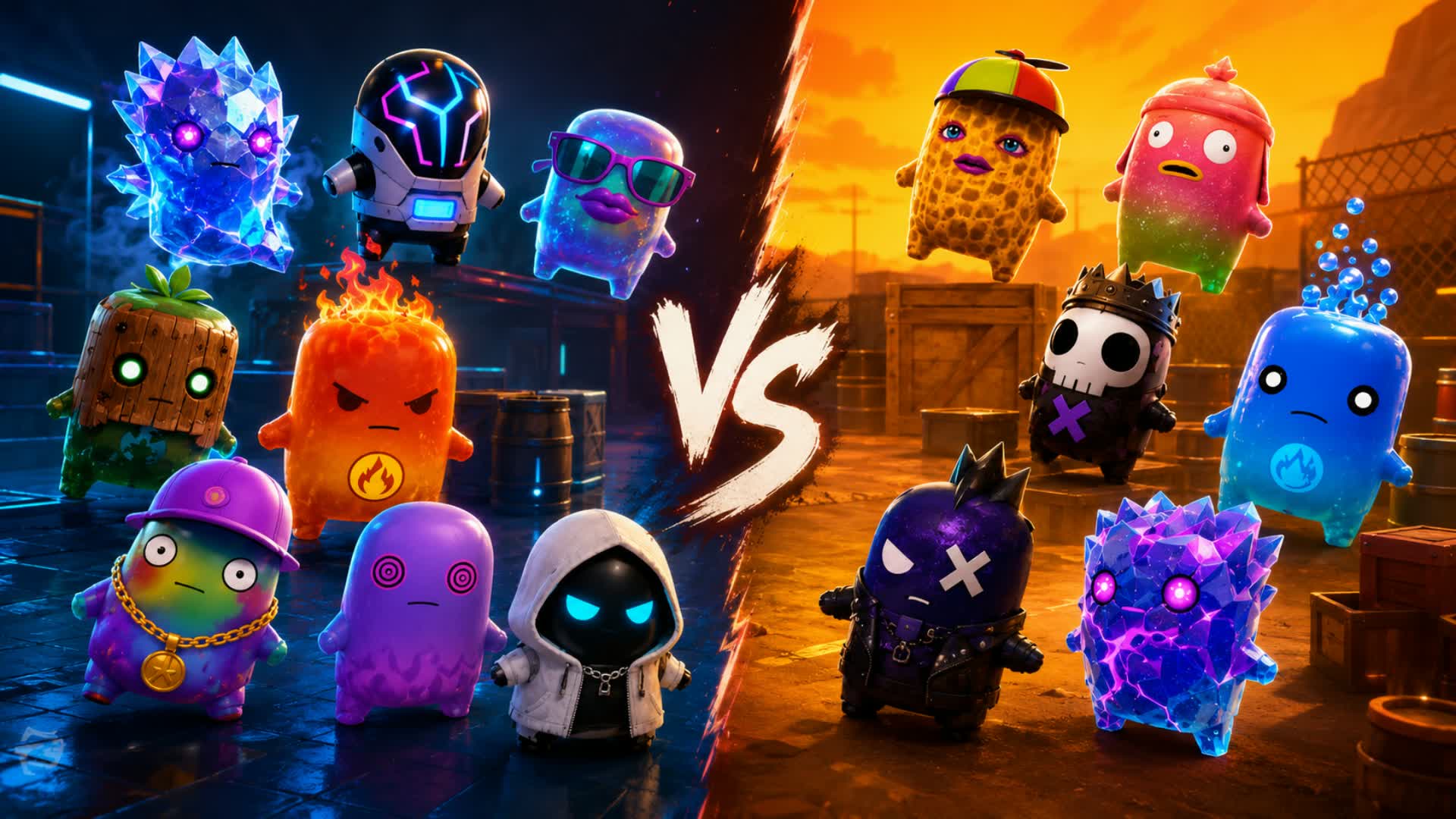RED VS BLUE🔴🔵 SPRITES FIGHT