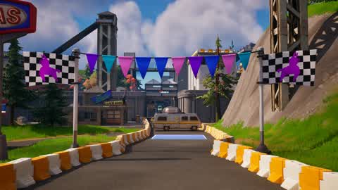 🏃‍♂️Tilted Towers Parcour Race 🏃‍♂️