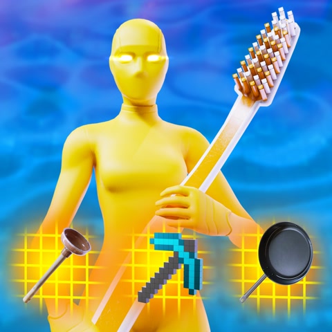 CUSTOM PICKAXES 1V1 0882-0245-7544 by orange - フォートナイト