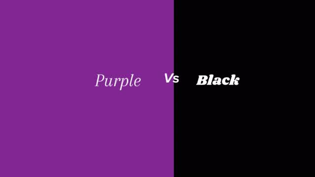 Purple  Vs  Black[No build}