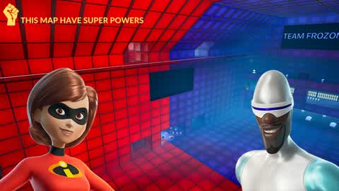 THE INCREDIBLES RED VS BLUE🔴🔵
