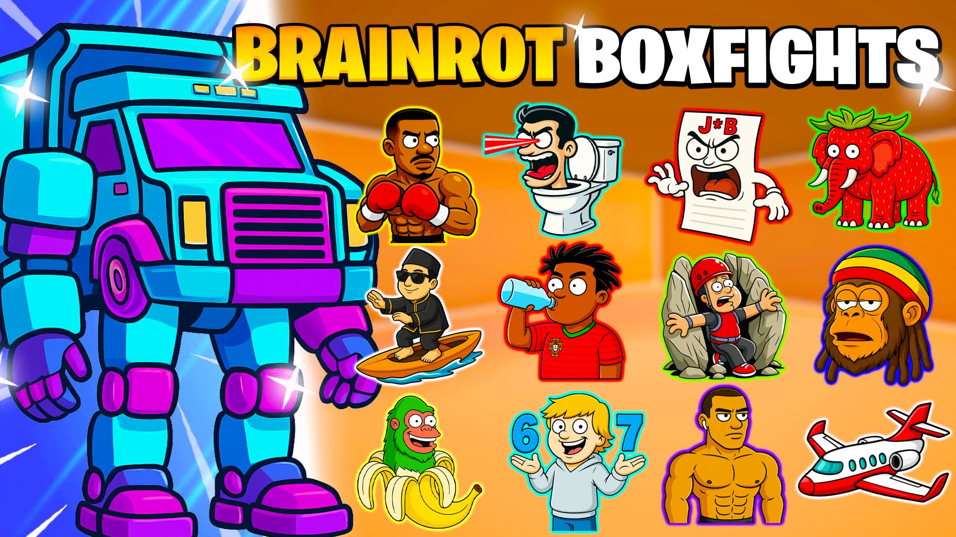 🧠BRAINROT BOXFIGHTS/BOX PVP 😂BOX PVP📦
