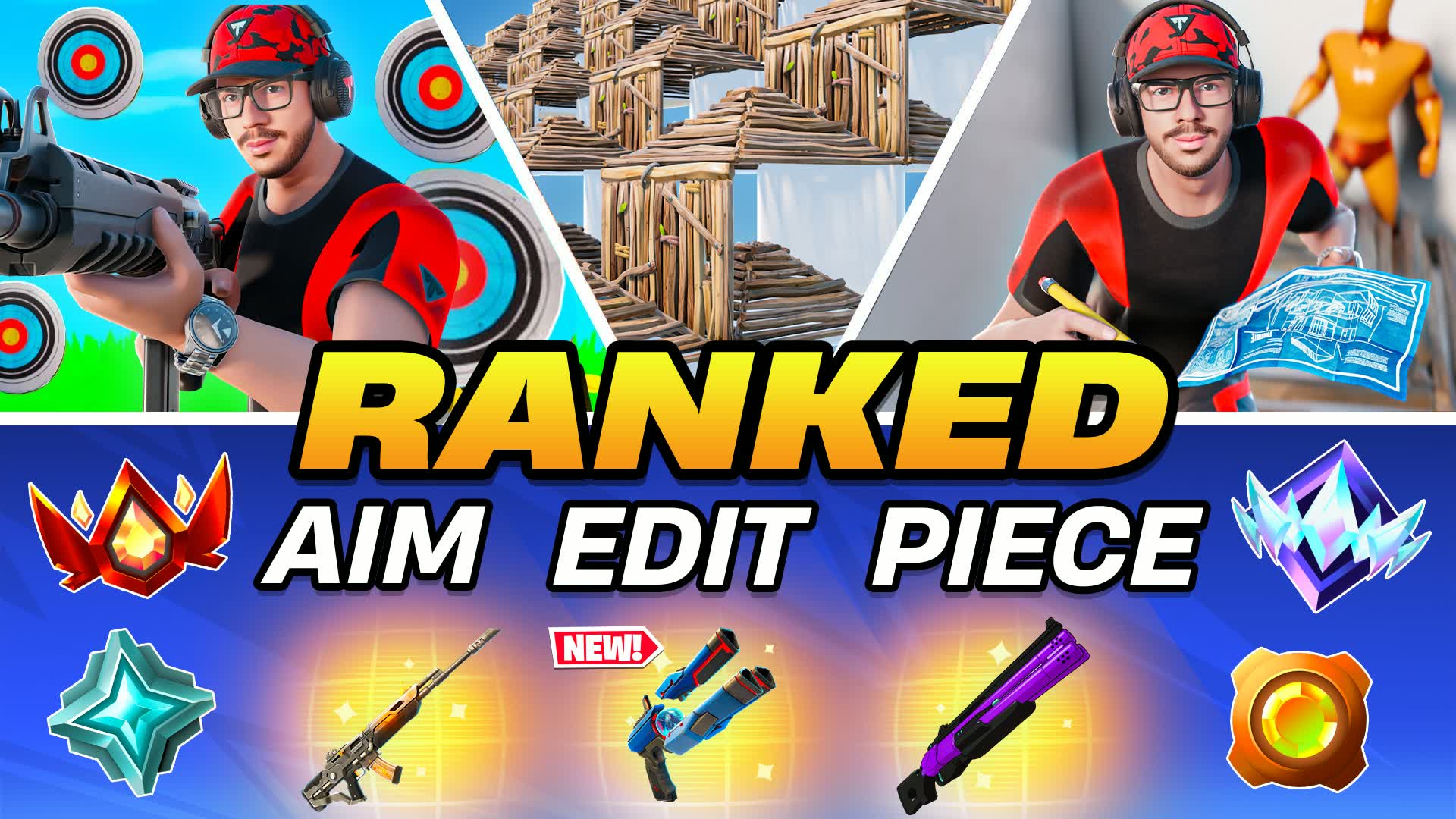 Ranked Aim Edit Piece 1v1🎯[Practice]