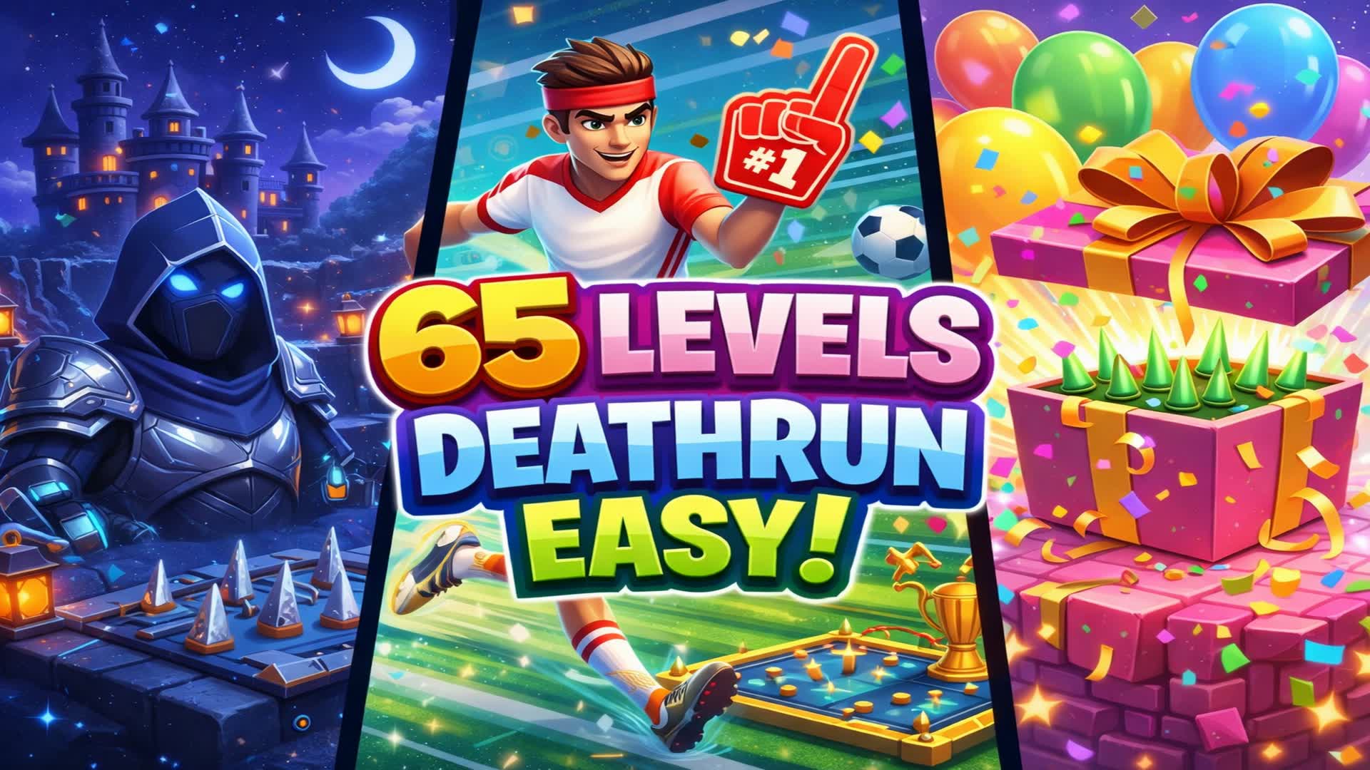 DEATHRUN 65 LEVELS EASY