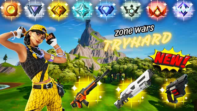 🏆ZONE WARS TRYHARD UP SOLITARIO🏔️