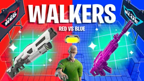 WALKERS HORDE RED VS BLUE 🔴🔵