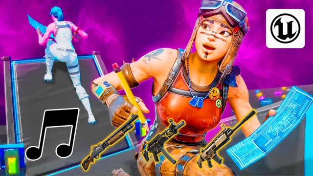 🔥Best 1v1 Map / FFA Bataille de Build🎵