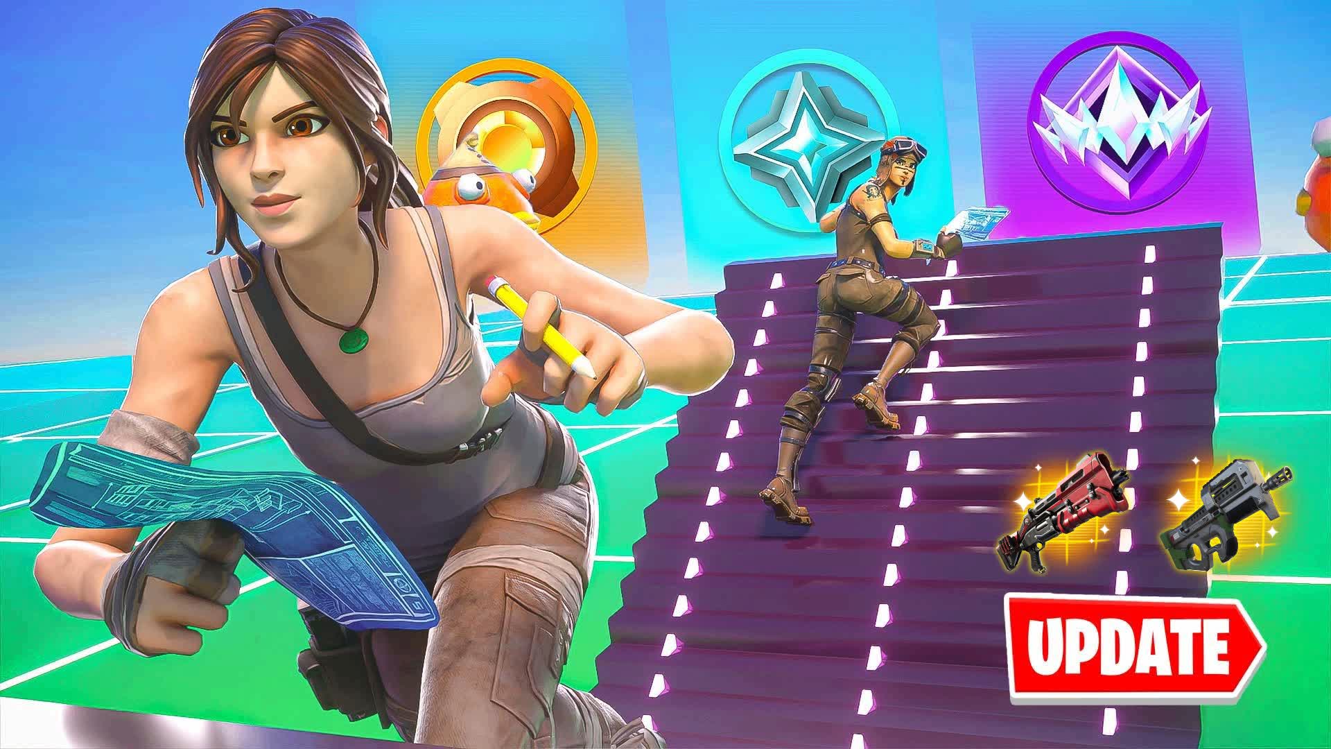 ARENA RANK: 1v1 Build fight (FFA levels)
