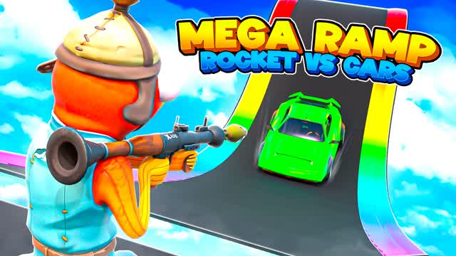 MEGA RAMP - ROCKET VS CARS