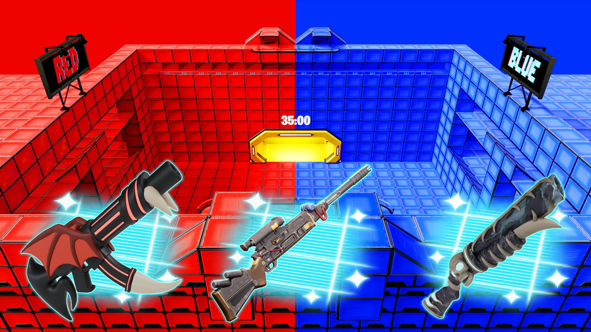クレイジーなレッド vs ブルー 🔴🔵
