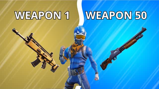 🎄50 WEAPONS GUN GAME (FFA)