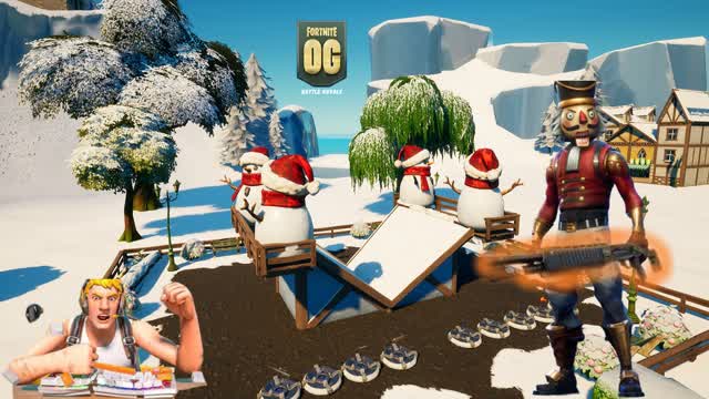 Realistic OG 1v1 Winter Map