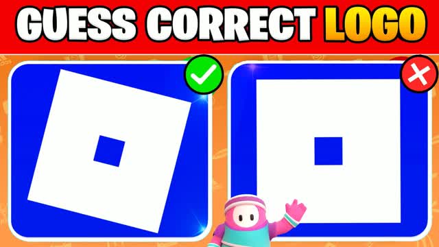 GUESS THE REAL LOGO 🔍 PARKOUR MINIGAME
