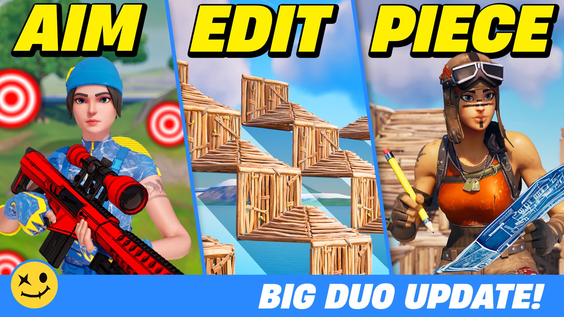 🎯Aim Edit Piece Control & 1v1 Freebuild