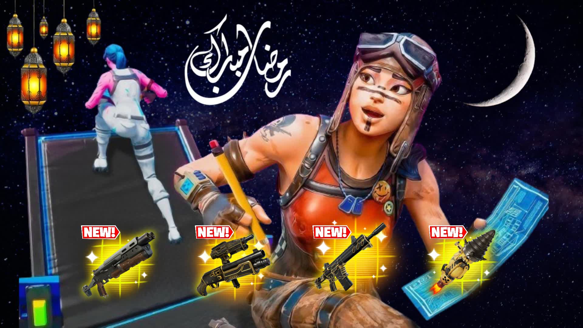 عاركني بالبناء🛠️🔥戦い Build Fight 1v1🌙✨