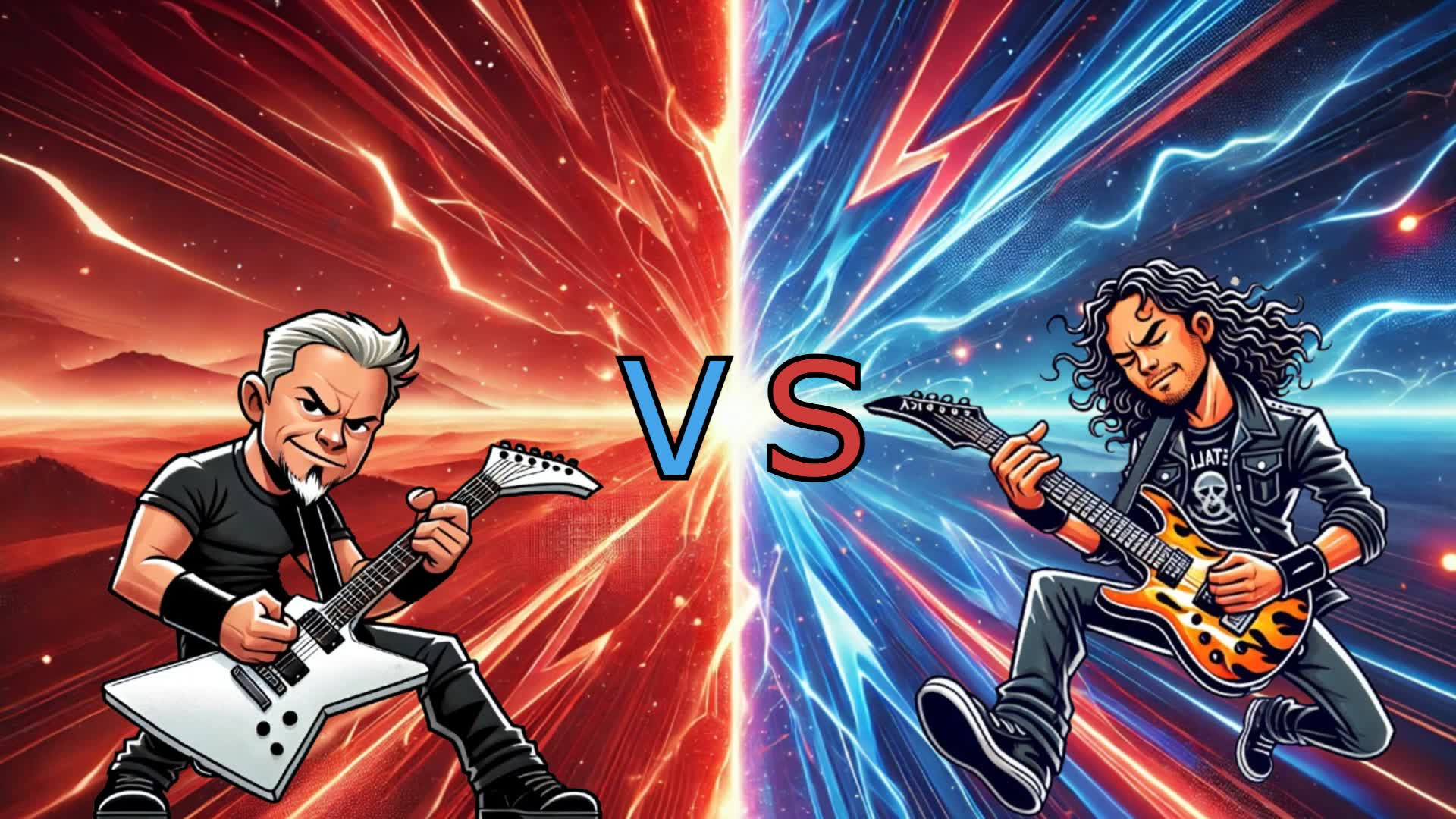 Metallica RED Vs BLUE