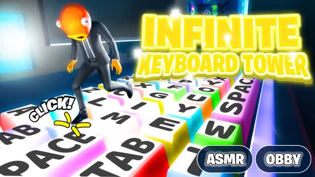 INFINITE KEYBOARD TOWER 🌈