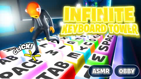 INFINITE KEYBOARD TOWER 🌈