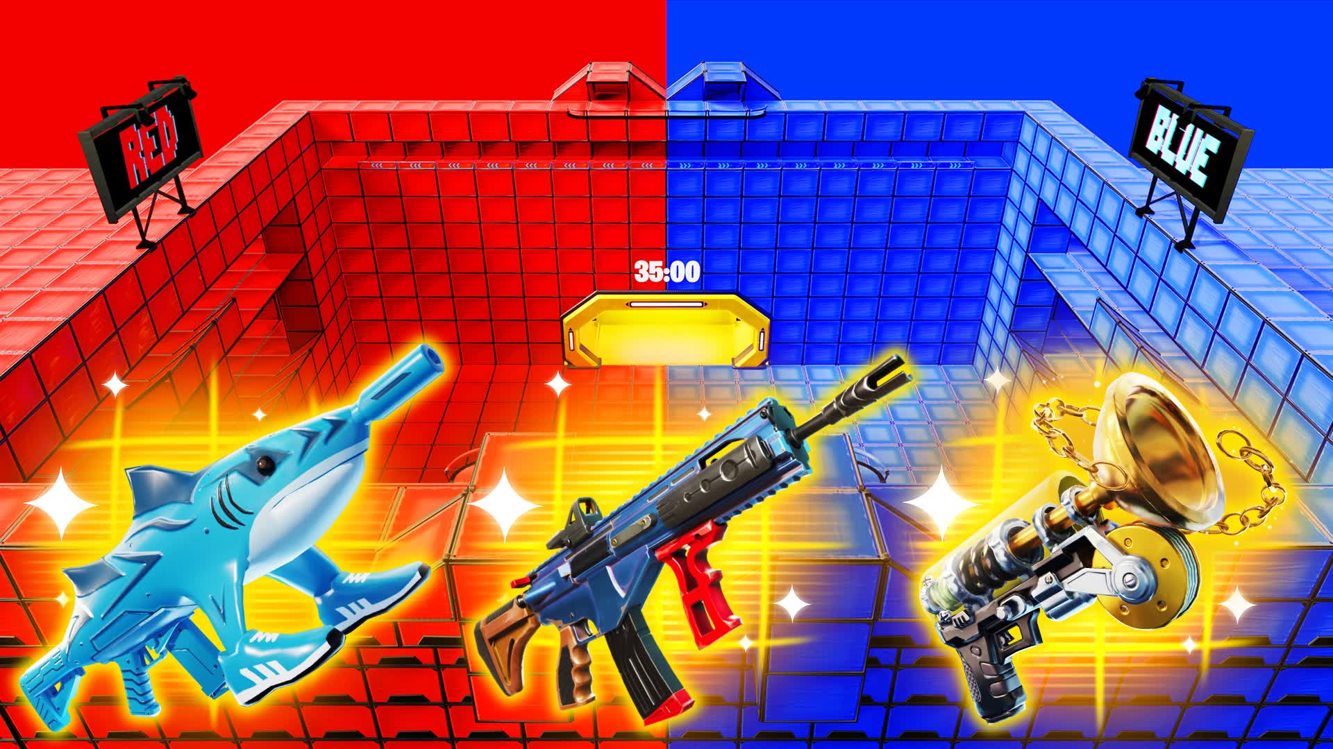 CRAZY RED VS BLUE 🔴🔵