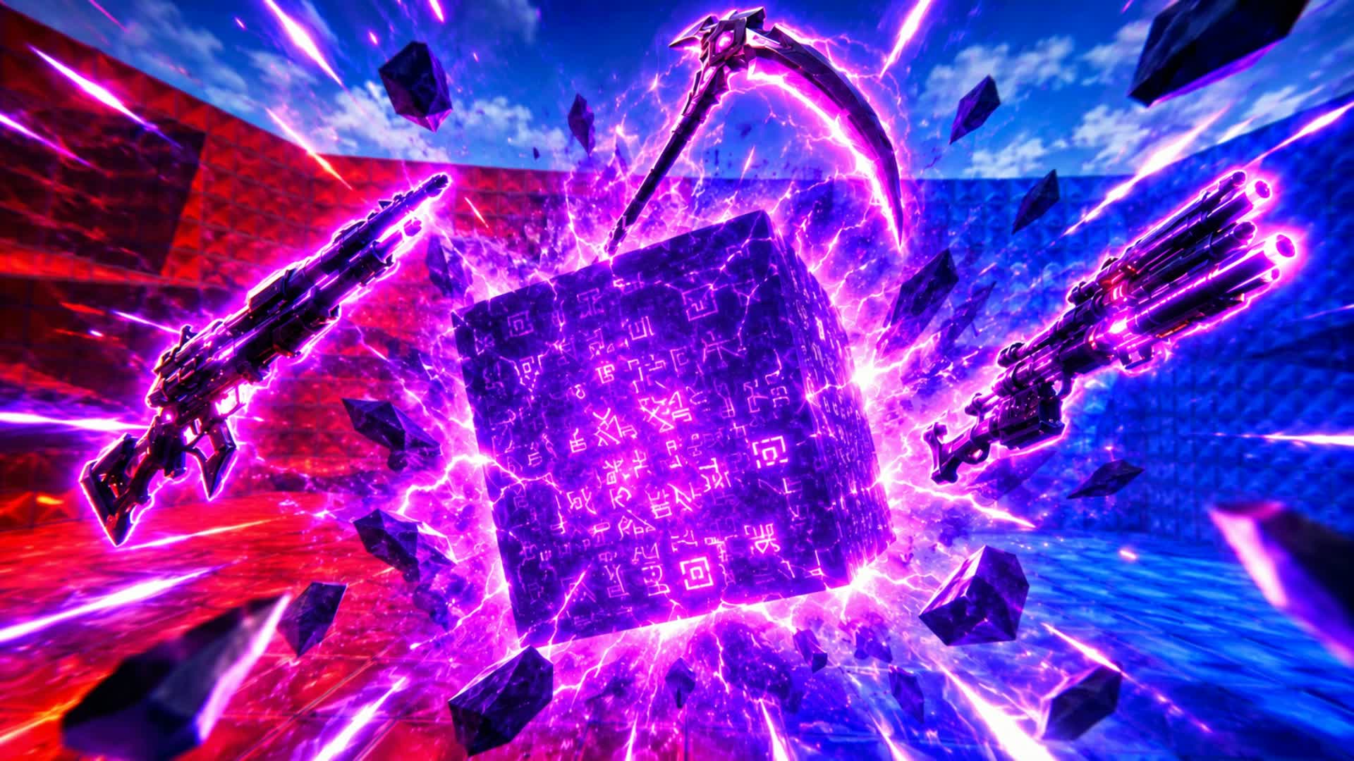 Blue Vs Red! | New Weapons