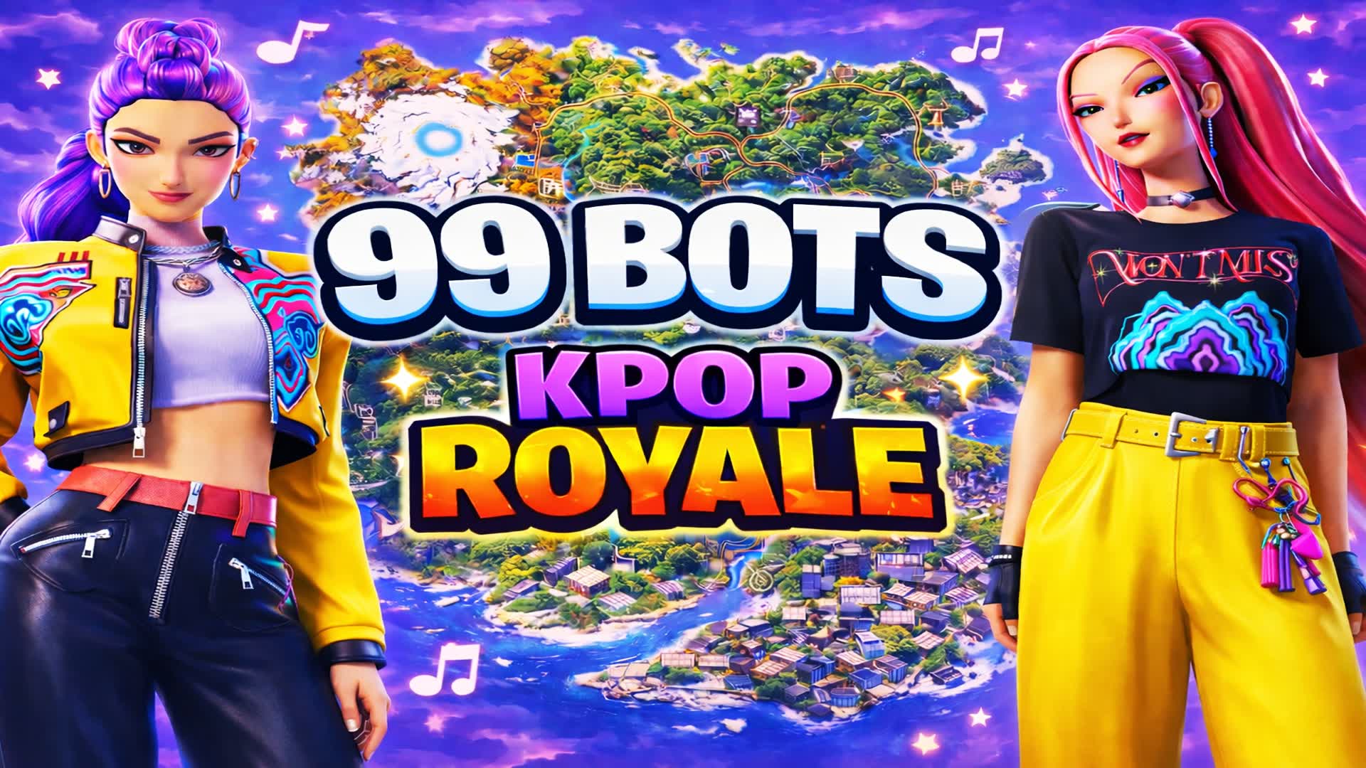 99 BOTS ROYALE⭐99 ALL GUNS⭐ KPOP DEMON🏆