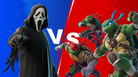 RED VS BLUE - TMNT VS FORTNITE