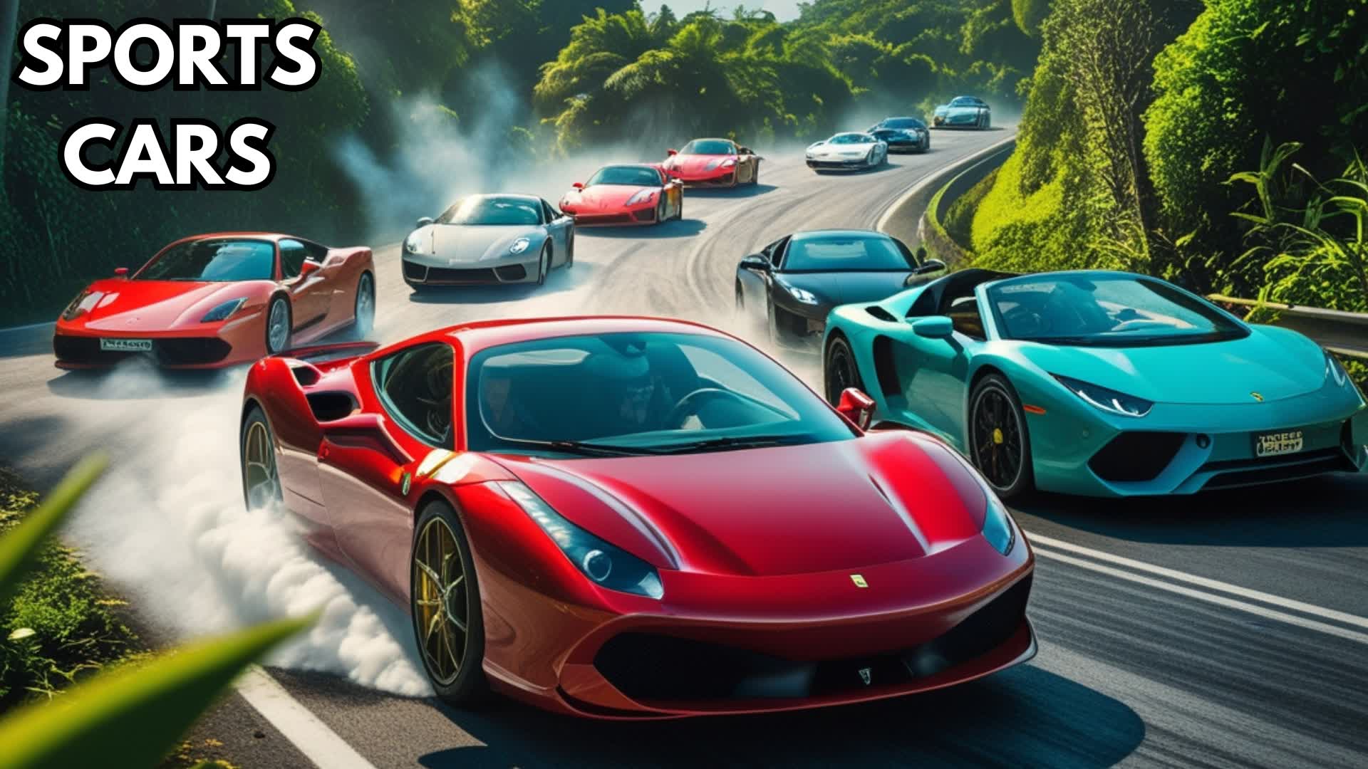 🚙SPORTS CARS DRIVE🏎