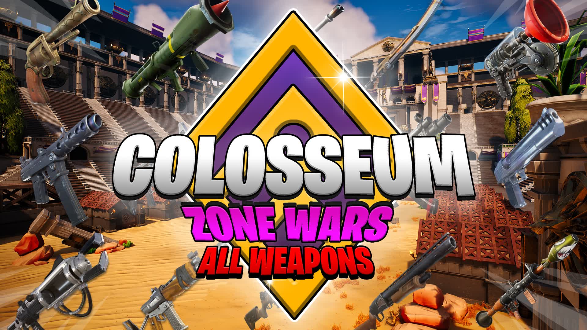 🏛️Colosseum Zone Wars All Weapons 383994054669 by ninini Fortnite