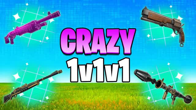 CRAZY 1V1V1 🌀 RELOAD 1V1 FFA