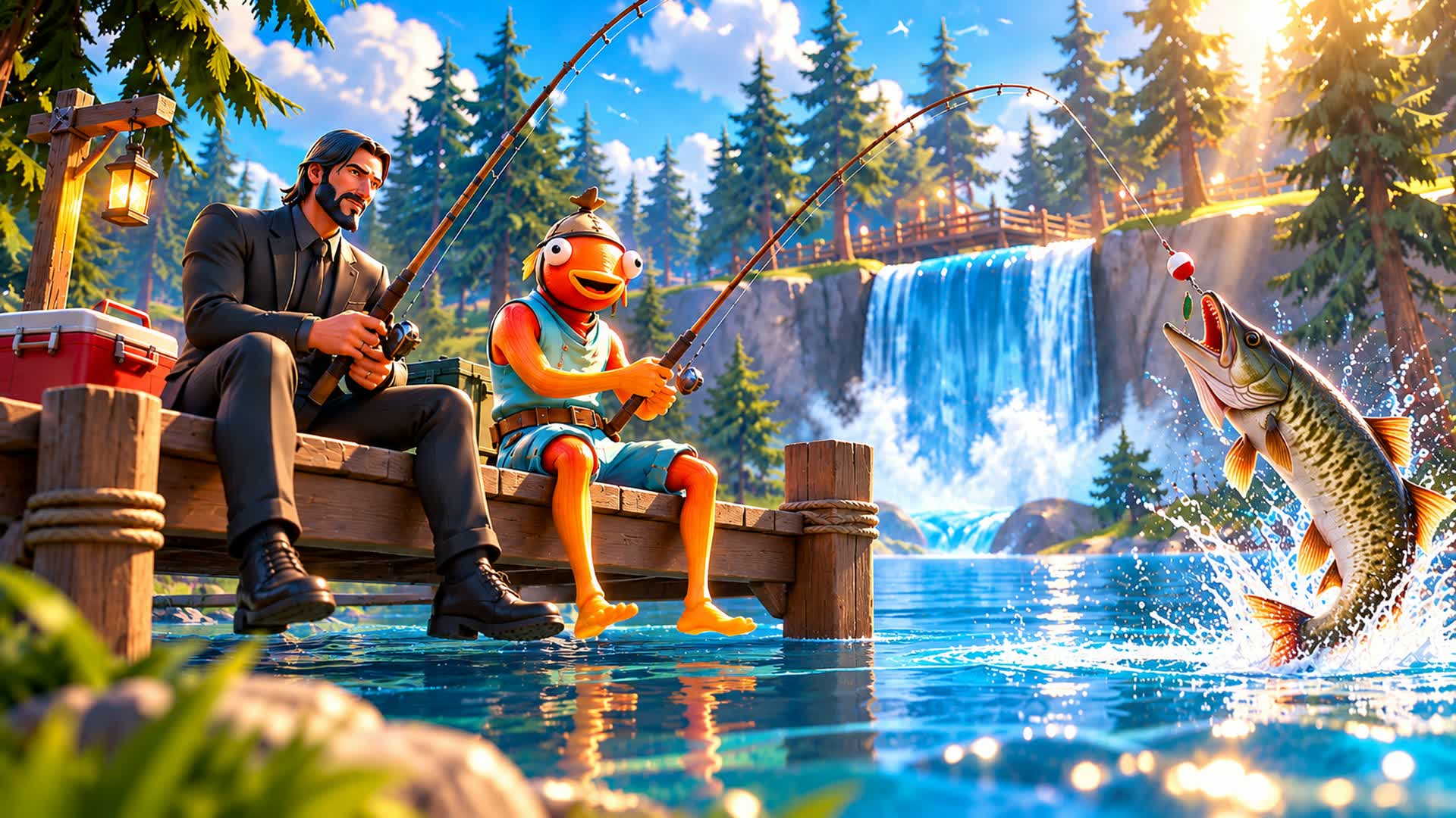 🎣Ultimate Fishing Zone🏆 - Fortnite island 8676-6911-6704 by Tihbz