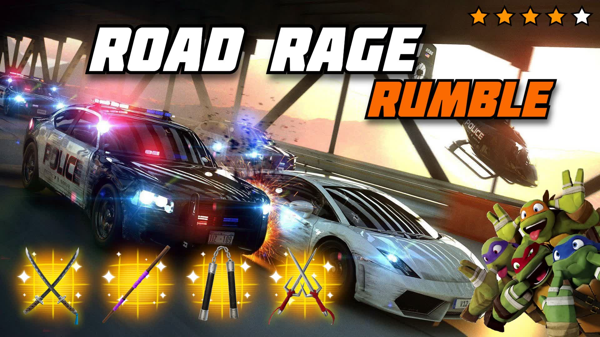 💥 TMNT - ROAD RAGE RUMBLE 💥