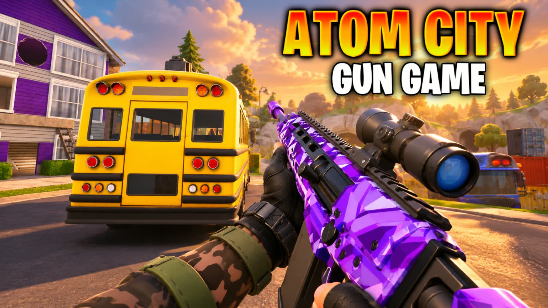 ATOM CITY GUN GAME 🔫 NUKE CITY