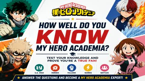 How Well Do You Know My Hero Academia?